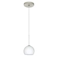 thumbnail image 2 of 1XT-565807-LED-SN-Besa Lighting-Palla 5-One Light Cord Pendant with Flat Canopy-4.75 Inches Wide by 3.88 Inches High-Satin Nickel Finish-Opal Matte, 2 of 3