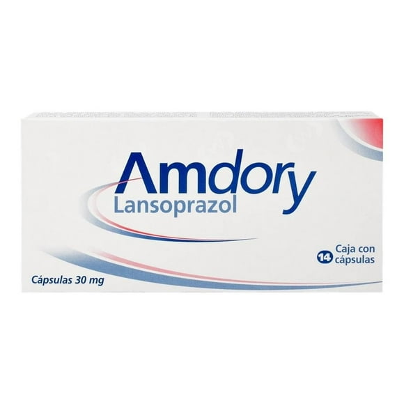 Amdory Lansoprazol 30 mg 14 cápsulas