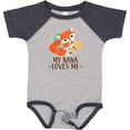 thumbnail image 3 of Inktastic My Nana Loves Me Grandchild Cute Fox Boys or Girls Baby Bodysuit, 3 of 5