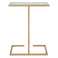 thumbnail image 6 of SAFAVIEH Neil 21 in. H Solid Classic Accent Table, Gold Leaf/White Glass, 6 of 11