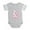 Heather Gray, variant on CafePress - PINK KITTY - Cute Infant Baby Football Bodysuit