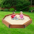 thumbnail image 2 of Badger Basket Octagon XL Wooden Sandbox with Liner and Cover, 2 of 10