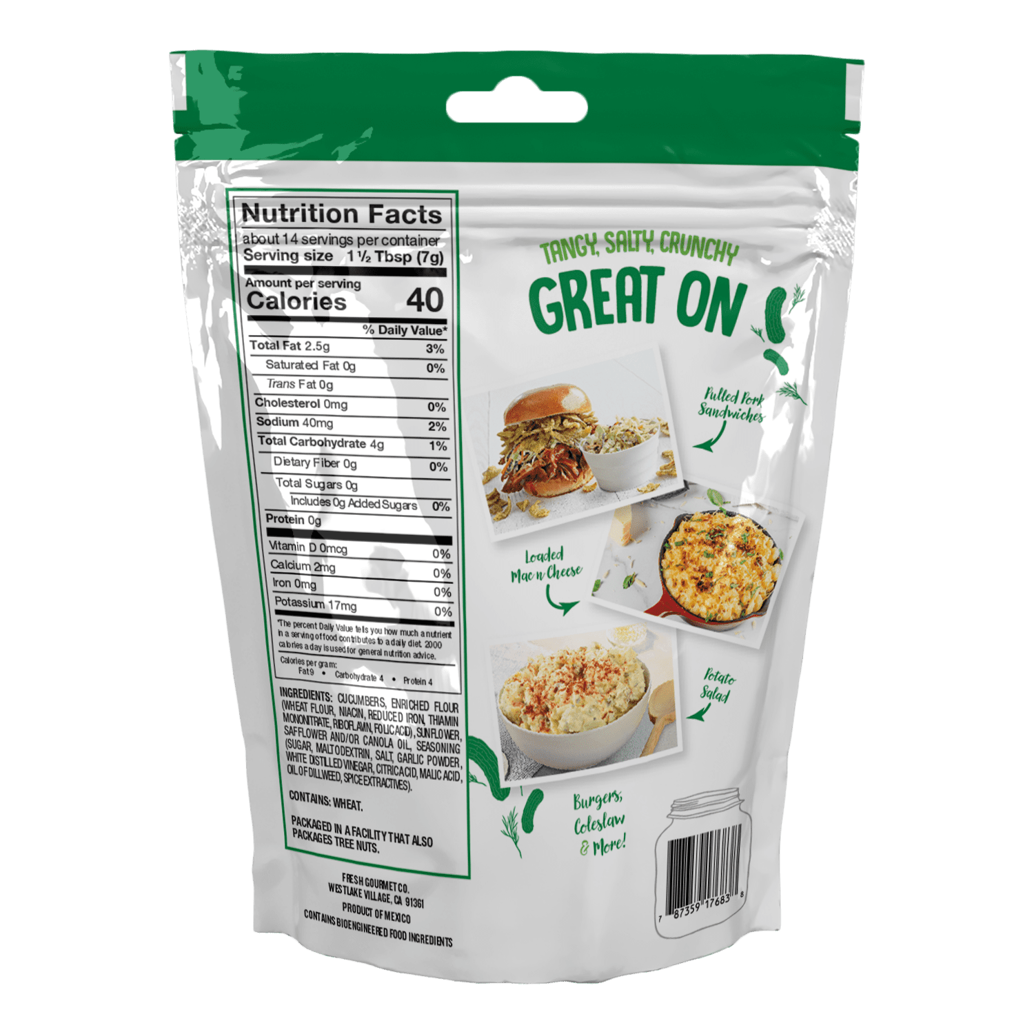 Fresh Gourmet Crispy Red Peppers, 3.5 oz, Crispy Dillies, Pickle Flavored, 3.5 oz Variety Pack