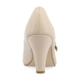 thumbnail image 4 of Journee Womens Windy Round Toe Block Heel Mary Jane Pumps, Widths Available, 4 of 10