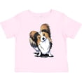 thumbnail image 3 of Inktastic Tricolor Papillon Boys or Girls Toddler T-Shirt, 3 of 5
