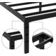 thumbnail image 4 of Bundle Colchón Queen Size Bio Mattress Bio VI + Base Acero Negra - Resortes Superlastic, Doble Pillow Top, Alta Durabilidad, 4 of 5