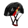 thumbnail image 3 of Casco de bicicleta para niños Casco de patinaje adolescente mejor amortiguación portátil para niños Negro, 3 of 8