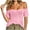 Pink, variant on Womens Summer Tops Spaghetti Strap Camisole off the Shoulder Tees See Through Short Sleeve Mesh Shirt