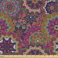 thumbnail image 2 of Ambesonne Flower Fabric by the Yard Upholstery, Everything is Connected Art, 10 Yards, Multicolor, 2 of 5