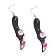 thumbnail image 2 of Pendientes góticos para mujer, pendientes colgantes para boda, San Valentín, graduación. Estilo B, 2 of 9