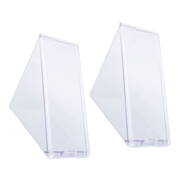 Caja De Cuña Para Sándwich, Contenedor Para Sándwich, ABS De Grado Alimenticio, Transparente, A Prueba De Fugas, 2 Piezas, Apto Para Lavavajillas, Reutilizable Para Acampar