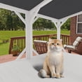 thumbnail image 4 of Cat Window Box 43.3 Inch with Waterproof Roof for Safe Outdoor Viewing & Napping - Strong Spruce Wood Catio for Large Cats, 4 of 6