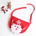 thumbnail image 6 of Lovely Bib for Small Dogs Puppy Cats/ Winter Pet Costume Accessories Gift Party Adjustable Decoration Soft Festival Dog Bandana/ , Red, 6 of 9