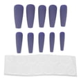 thumbnail image 2 of Long Coffin Fake Nails, 10pcs No Peculiar Smell Harmless Full Cover False Nails For Salons For Experienced People For Beginners For Home ANGGREK Otros, 2 of 8