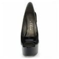 thumbnail image 6 of 609-SHINE, 6" Heel Open Toe Pump Shoes, 6 of 6