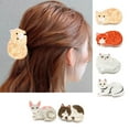thumbnail image 3 of YIEMEEN Sweet Cat Claw Clips Strong Hold Hair Catch Barrettes Ponytail Hair Jaw Clip, 3 of 18