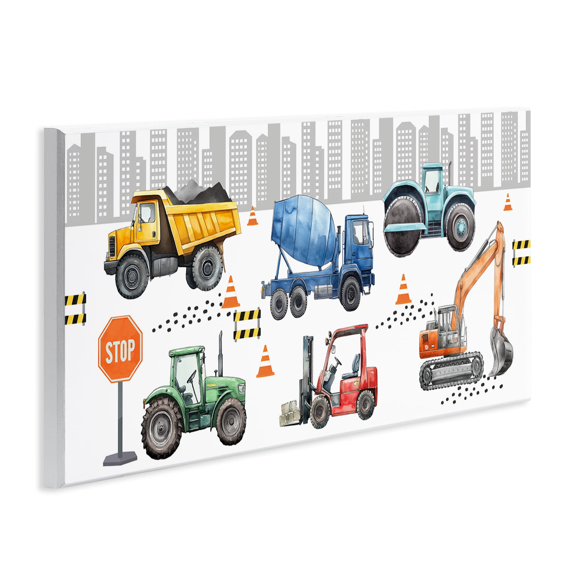 Stupell Industries City Keeps On Moving Wall Plaque Art, design by Christine Simpson Art