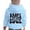 V4-Sky Blue, variant on WhouRiu Girls Letter Graphic Hoodies Kids Long Sleeve Hooded Pullover Autumn Winter Cute Cozy Casual Sweatshirts With Pockets,5-6 Years