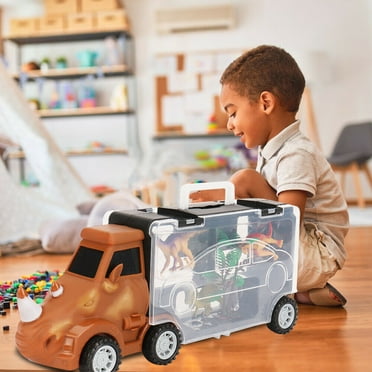 EROCK Rhino Cool Transport Carrier TRUCK Toy Vehicle with animals Preschool Toys Gift Xmas Boy Gift