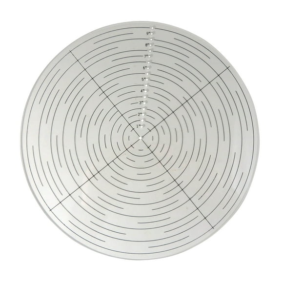Taytools 114601 10 Inch Round Center Finder Compass for Wood Turners Lathe Work