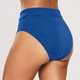 thumbnail image 3 of Women's Casual High Waisted Solid Color Split Plus Size Swim Trunks, 3 of 5