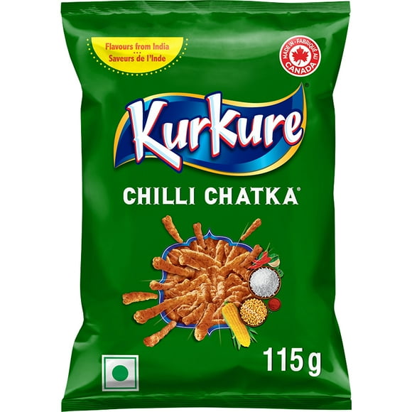 Grignotines aromatisées Kurkure Chilli Chatka
