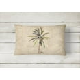 thumbnail image 2 of Palm Tree Canvas Fabric Decorative Pillow, 2 of 3