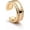 Band 2 Row CZ, variant on Women Ear Cuff Earring Gold Non Pierced Ear Cartilage Clip on Wrap Hoop 14K Gold Filled Tiny Boho Beach Simple Minimalist Delicate Handmade Hypoallergenic Jewelry Gift-Sold as Single/Pair
