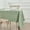 Sage Green, variant on TOSMO 100% French Linen Tablecloth, Washable Farmhouse Rectangle Table Cloth for Kitchen, Dining, Party, Cocktail, Indoor and Outdoor Daily Use(52''x70'',Rose Pink)