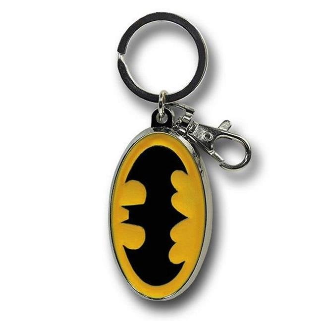 New DC Comics Batman The Dark Knight 3D Rubber Key-Chain with Sturdy Chrome Ring 
