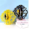 thumbnail image 4 of Bewildely Molde de reloj, manualidades para el hogar, decoración de flores con números redondos, autoensamblaje, árbol colgante creativo a la moda Artesanía  MD3526 Tamaño pequeño Bewildely HA075523-01, 4 of 6