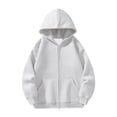 thumbnail image 1 of WILLBEST Sudaderas En Pareja Sudadera De Manga Larga para Hombre, Cárdigan con Capucha, Sudadera Informal Lisa para Vacaciones, Abrigo con Cremallera, Tops XGrande, 1 of 2