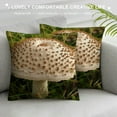 thumbnail image 3 of GOSMITH  Throw Pillow Cover  - Mushroom Parasol Fungus Fungi Cap, 3 of 5