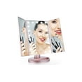 Makeup Vanity Mirror Magnifying with 21 LED Lights, Cosmetic Standing