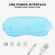 thumbnail image 4 of MáScara de Ojos para Dormir, USB Mascarilla de Vapor para Ojos Caliente y Frio, Máscara de Ojos Lavable con Control de Temperatura para Ojos Secos, Hinchados, Ojos Rosados(Cielo Azul) Unbranded 1411190191413, 4 of 7