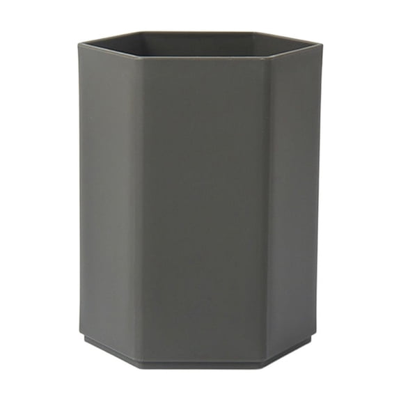 JOGZMZ Hexagonal Pen Holder for Desk, Large Capacity Desktop Organizer for Office Stationery, Plastic Pen Cup Storage Box