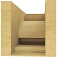 thumbnail image 4 of 8"W x 16"D x 8"H Wide Alma Rough Cedar Woodgrain TimberThane Corbel, Primed Tan, 4 of 6