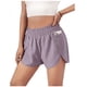 thumbnail image 1 of Pantalones cortos deportivos de secado rápido para mujer, con cintura elástica y bolsillos, 1 of 5