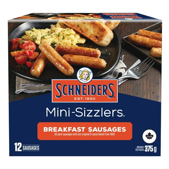 Schneiders Mini-Sizzlers Breakfast Sausages, 375g