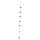 thumbnail image 4 of Cadena de de metal de 99,6 pulgadas de largo para drenaje de aleros, colector de agua decorativo, reemplazo para bajantes, patios, techos,, 4 of 8