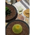 thumbnail image 5 of Veradek Mason Series Lane Bowl 24" Plastic-Stone Planter 2-Pack Black, 5 of 11