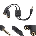 thumbnail image 1 of Cable Convertidor De Auriculares, Cable Adaptador De Audio 1 A 2 Para El Hogar Para La Tienda De Videos, 1 of 7