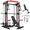 SM00 Smith Machine & Weight Bench, variant on Mikolo Smith Machine, 2000LBS Power Cage Squat Rack with Smith Bar, Two LAT Pull-Down Systems, Cable Crossover Machine and More Cable Attachment for Home Gym