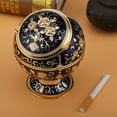 thumbnail image 4 of Cenicero, Bola De Cenicero Portátil De Aleación De Estaño Antioxidante, Regalo Para Coleccionables De Hotel Home ANGGREK Portable Ashtray, 4 of 8