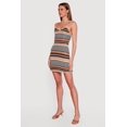 thumbnail image 2 of Women's Striped Knit Cami Dress with Tie Shoulder Straps, 2 of 3