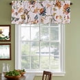 thumbnail image 3 of 2 Pack Valances for Window, Pink Spring Floral Short Curtains for Kitchen Bedroom Living Room, Summer Botanical Vintage Birds Rod Pocket Small Window Treatment Valance Drapes 54 x 18 Inch, 3 of 8