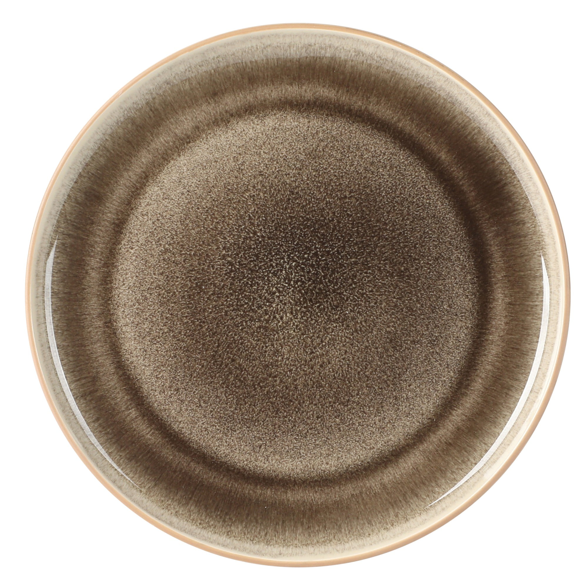 Gibson Elite Hailstone 16 Piece Stonewe Reactive Glaze (Service for 4) Ceramic Plates and Bowls Dinnerware Set - Black