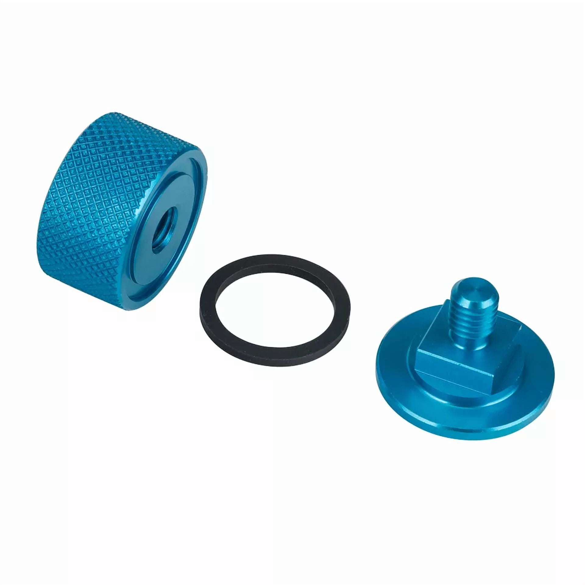CIRCLE- Welding Hood Pipeliner Helmet Fastener Aluminum Alloy Pipeliner Helmet-Sky Blue