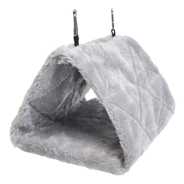 Bird Hanging Bird Bed Warm Sleeping Hut with Hooks for Cage Happy Conure Lovebird Accessory