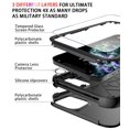 thumbnail image 5 of Diverbox Designed for iPhone 12 Pro Max Case with Screen Protector Camera Lens Cover Heavy Duty Shockproof Dropproof Cases for Apple iPhone 12 Pro Max (Black), 5 of 7